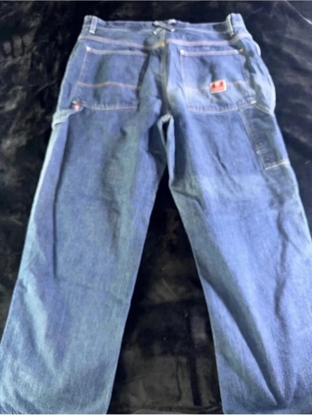 “Red Label” Tommy Hilfiger Men's Blue Carpenter Jeans Vintage Y2K
